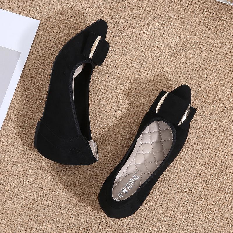 Women's Spring/Autumn Wedge Loafers: Comfortable Pointed Toe with Hidden Height and Soft Sole