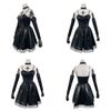 Elegantes Misa Amane Death Note Anime Ausgefallenes Schwarzes Kleid Perfekt Für Cosplay-Events
