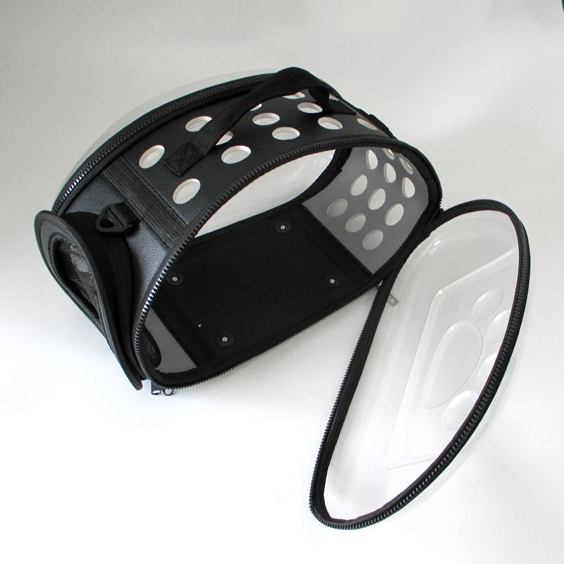 Pet Outdoor Bag 1PC Carreirs Cat Dog Crossbody Shoulder Breathable Portable Tote Folding Transparent Large Capacity Pet Products