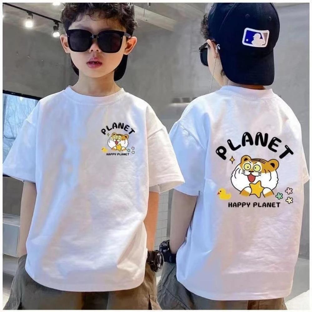 New fashionable and cool skateboard print men s and women s round neck top 140