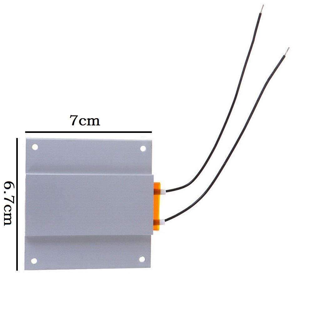 1 adet PTC Isıtma Plakası Bölünmüş 300W 67*70/70*120mm Gümüş