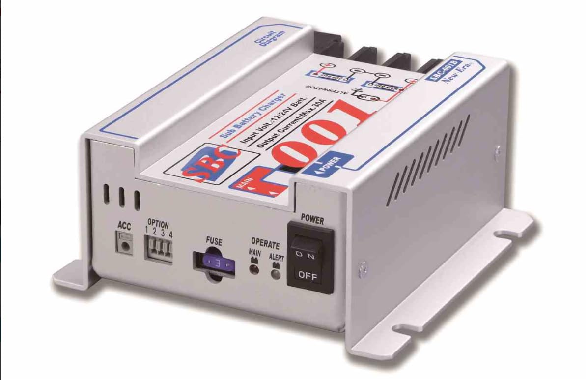 

Новая эра вождения Максимальный выходной ток Автоматически переключается между выходами 12 В и 24 В Зарядное устройство SBC-001B, 30 А,