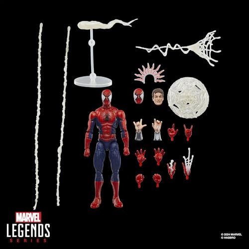 Hasbro Marvel Legends Maximum Series Spider-Man, Deluxe Spider-Man Comic Collection 15cm Action Figure, Amazing Articulation, Great Accessories G0594