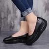 Women Flats Shoes Air Cushion Nursing Work Shoes Fitness Ladies Shoes High Heels Soft Breathable Thick Sole Shoes
