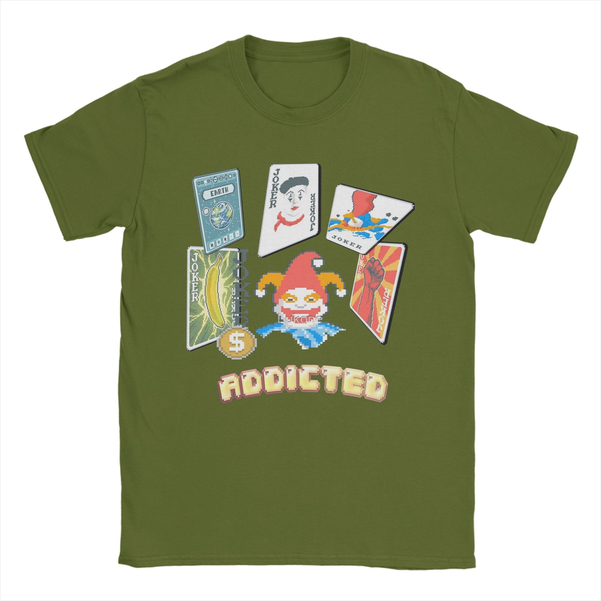 Футболка Balatro game для мужчин и женщин, новое поступление, футболки, хлопковая одежда с изображением Джокера S