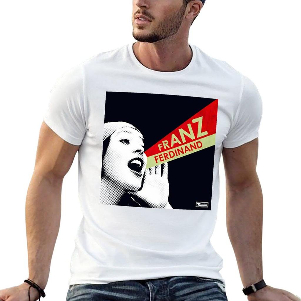 Franz Ferdinand T-Shirt Herren Grafik-T-Shirts T-Shirts für Mann Grafik Vintage T-Shirt