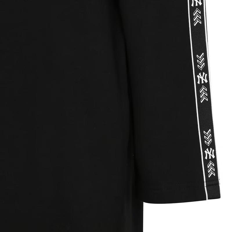 New MLB Long-Sleeved Dresses Women's Black 31OPT1011-50L