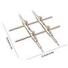 25-130MM Professional Camera Lens Spanner Wrench Camera Lens Repair Spanner Kits Open Tools for DSLR Camera Lens Telescope Lens