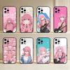 B-Bocchi The R-Rock Hitori Gotoh Phone Case For iPhone17,16,15,14,13,12 Plus,Max Soft Silicone Black Cover