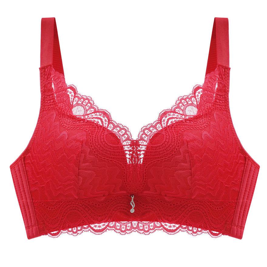 Spitze Push-Up Nahtloser BH - Atmungsaktiv, Bequem, Ohne Bügel für Damen