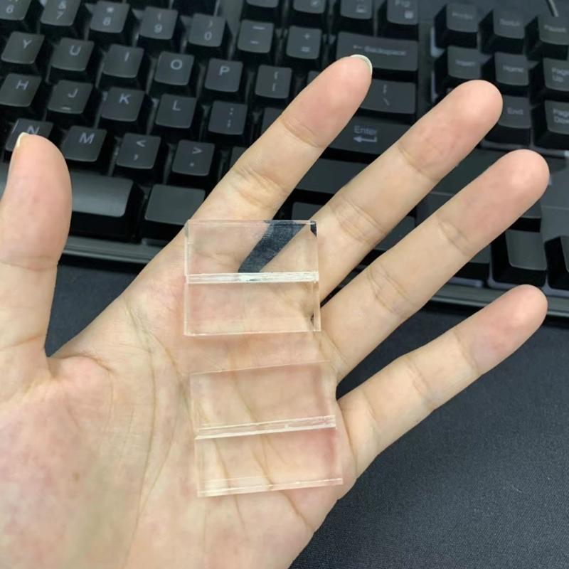 12pcs Acrylic Stands Clear Place Card Holder Table Number Stands Wedding Sign Holder Card Display Stand for Photo Office