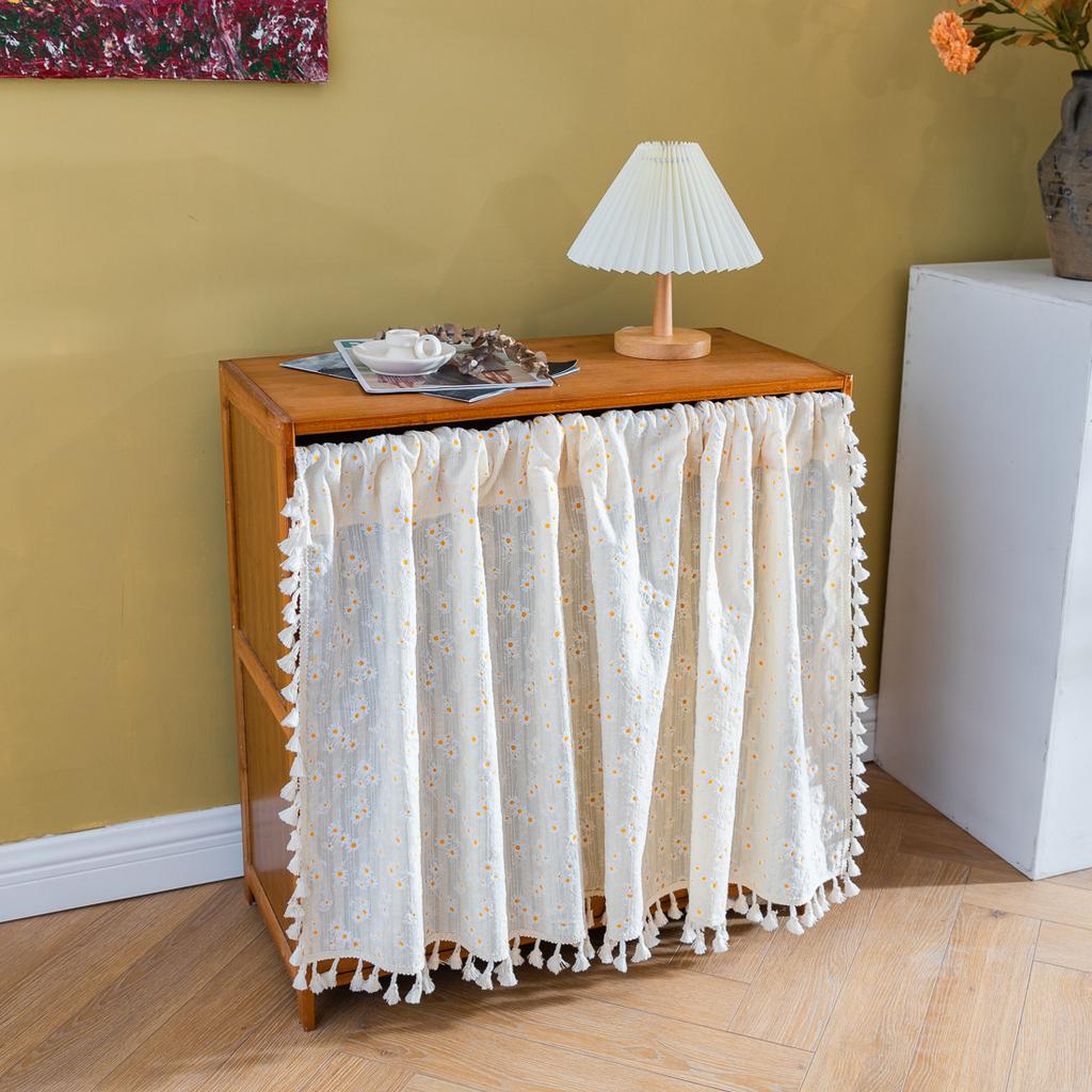 Japanese Short Curtain Half Curtain American Country Kitchen Coffee Curtain Half Curtain Partition Curtain Finished Japanese Style