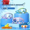 Unisex Large Frame Waterproof Anti-Fog Professional Swim Goggles