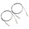 2Pcs Gas Cooker Range Stove Part Ignition Electrode Plug- 900mm Ignition Wire Ignition Pin Ceramic Height 35/40/45mm