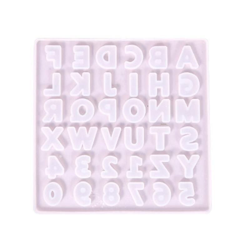 Letter A To Z Mold Alphabet & Number Silicone Mold Epoxy Resin Mold for Jewelry Making Findings Supplies Accessories