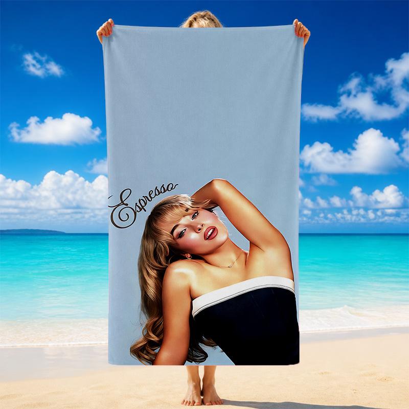 Sabrina Carpenter Quick Dry Microfiber Beach Towel Soft Absorbent Sand Resistant Towel For Beach Pool Travel Summer