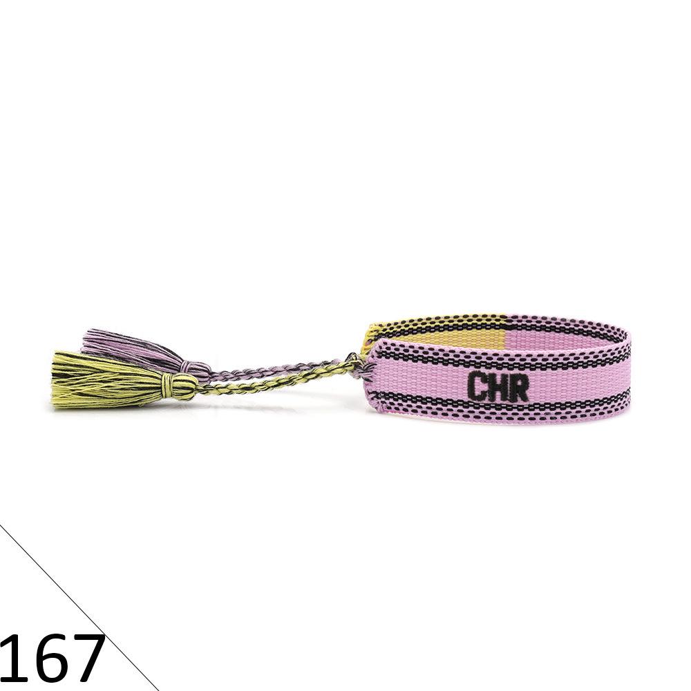 Friendship Letter Bracelet - Hand-Woven Ethnic Style with Polyester Tassels