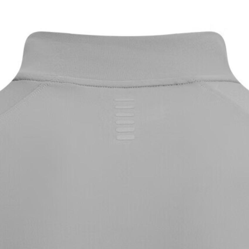 Under Armour Qualifier Fashion Slim Fit Solid Long Sleeve T-Shirt Men Tops Modern-Gray 1365662-014