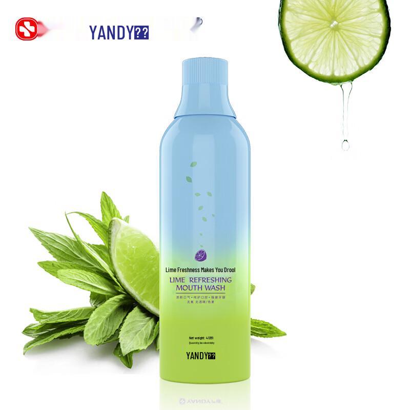 Yandy Fresh Icy Lime Mouthwash 485ml