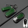 AXX2   Leather Car Key Case Cover Shell Holder Bag For Mercedes Benz 2022 C S Class W206 W223 S350 C260 C300 S400 S450 S500 Accessories