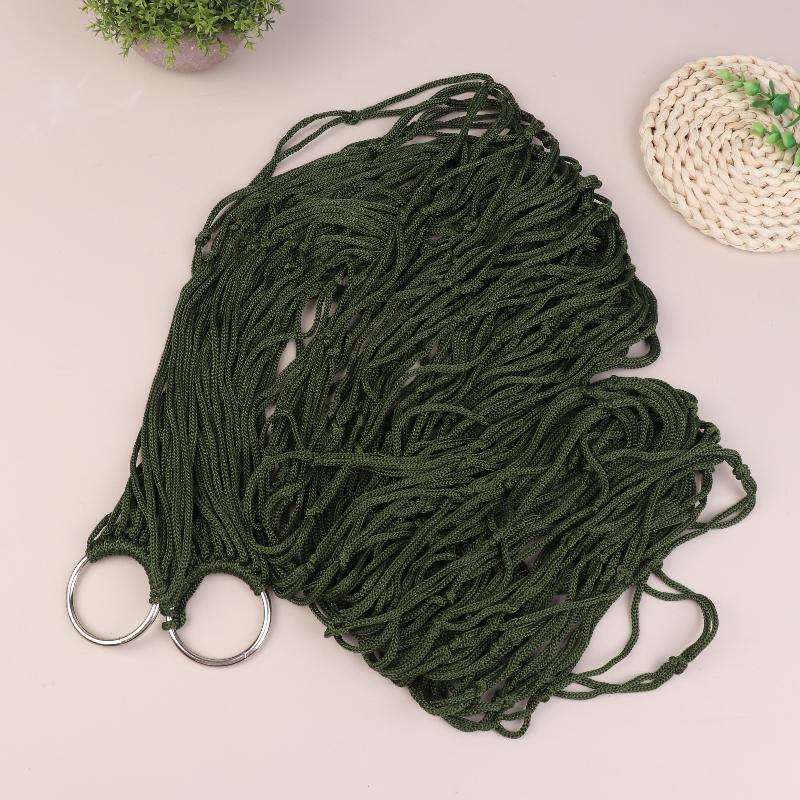 Garten Outdoor Verdickte Nylonseil Hängematte Indoor Netz Hängematte Tragbare Einfache Hängematte Schaukelstuhl