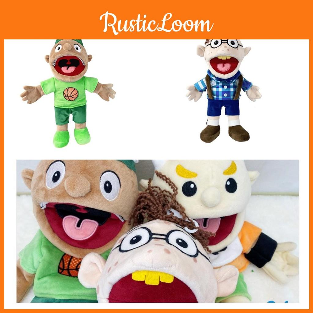 Jeff Plush Toy Puppet For Parent-child Interaction Joseph/bernard Schoolmate