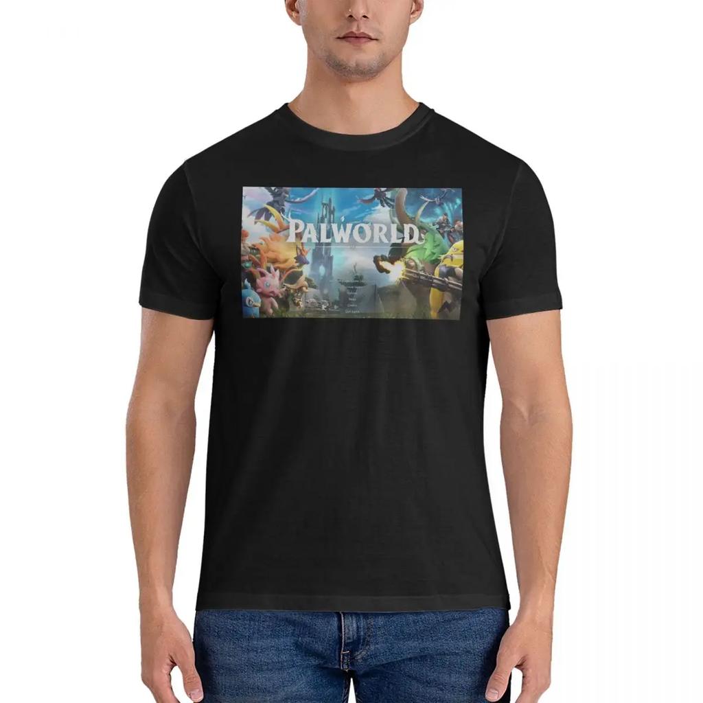 Palworld Game Lover Tshirt For Unisex Cotton Oversized T Shirts Unisexs Tees Short Crew Neck Summer Clothes Tops S6xl