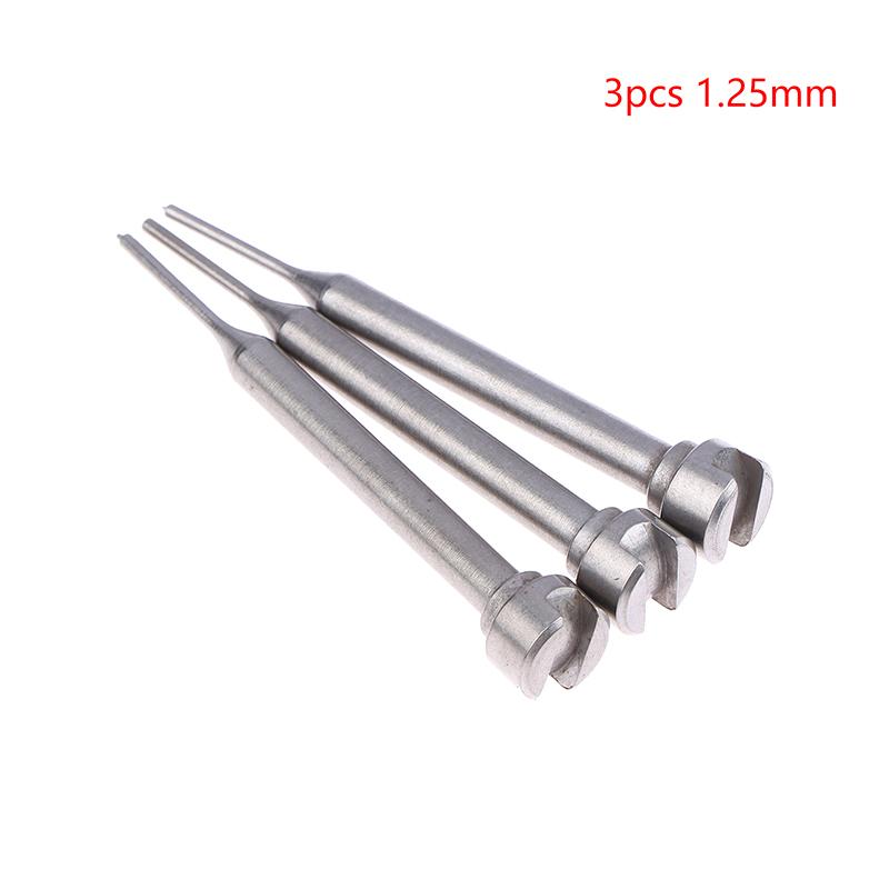 3Pcs 1.0/1.25Mm For Huk Folding Key Split Replacement Pin Folding Key Remote Control Pin Pliers Tool