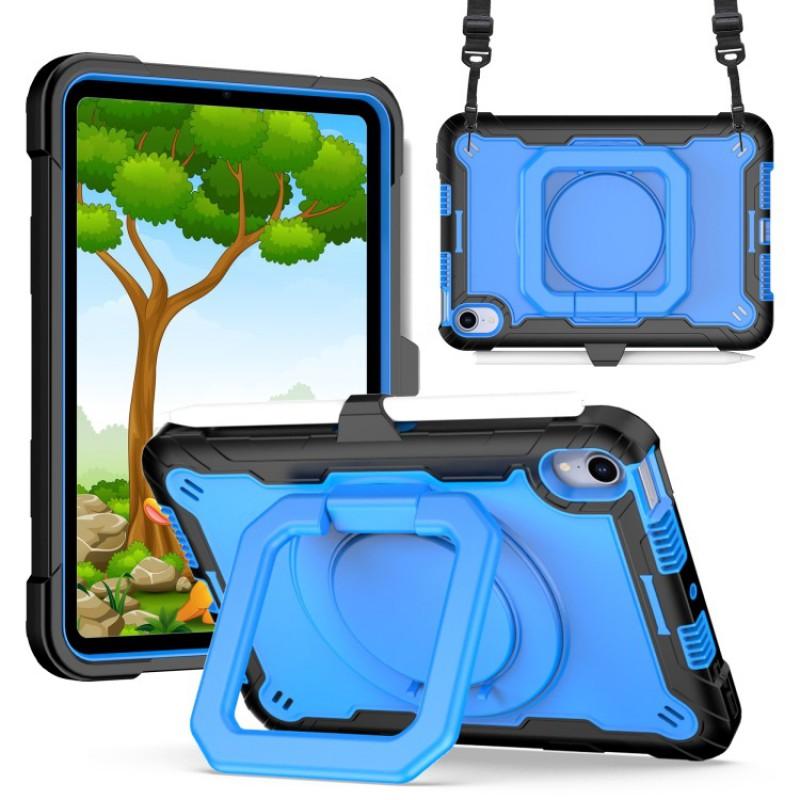 IPad Mini 6 Case With Wrist Band Stand Protective Tablet Cover