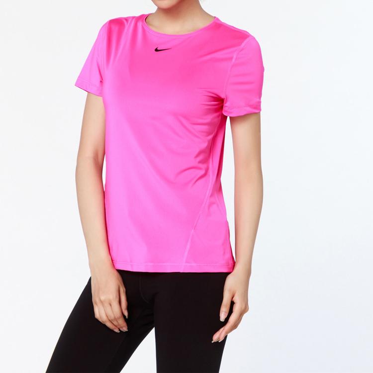 Nike Pro Mesh Training Top Women Tops Laser-Purple Red AO9952-686