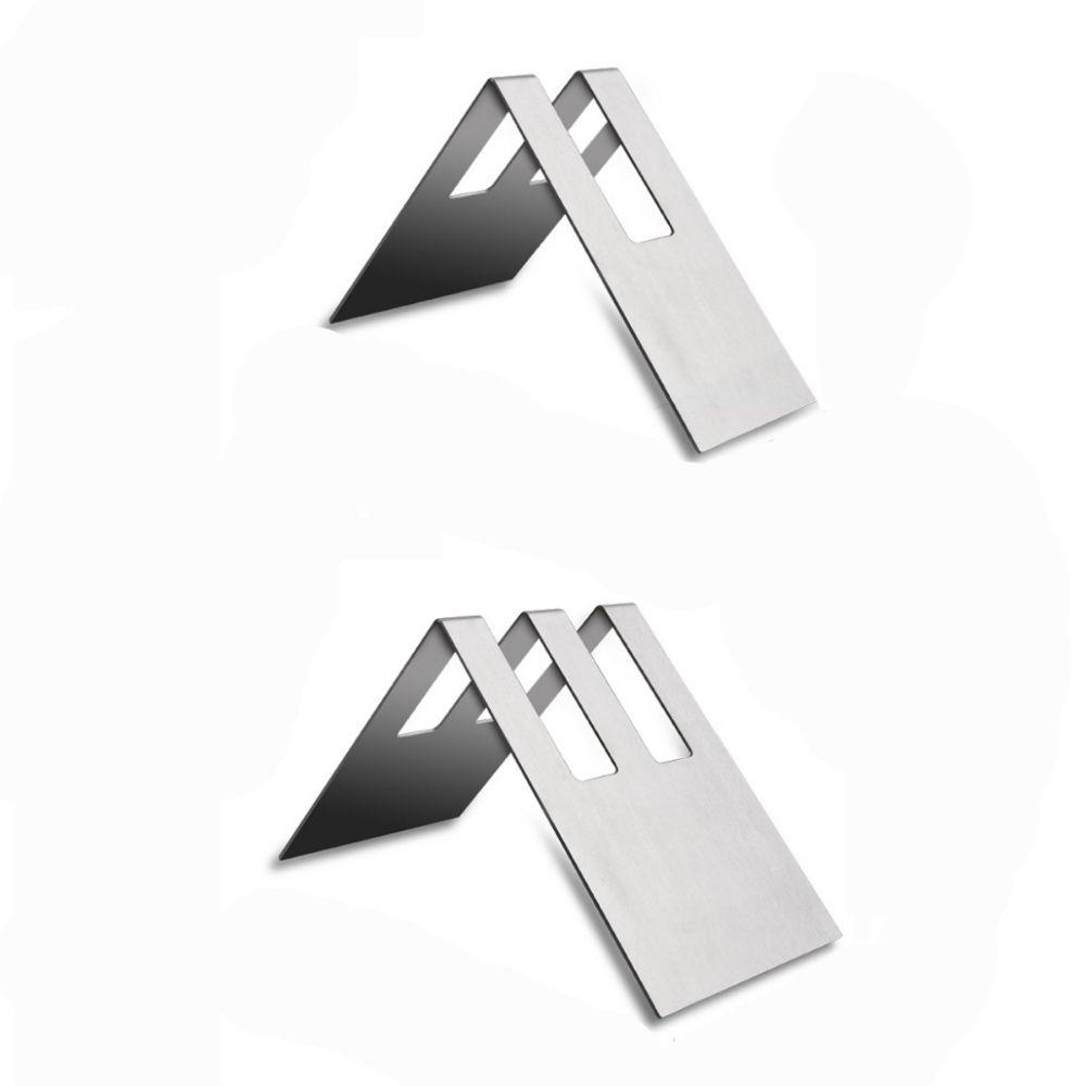 Stainless Steel Coffee Filter Holder Single/Double Slot Filter Paper Holder Office