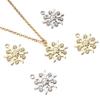 10pcs Alloy Sun Charms Gold Silver Color Rhinestone Pendant For Jewelry Making DIY Necklace Earrings Pendant Key Chain Supplies
