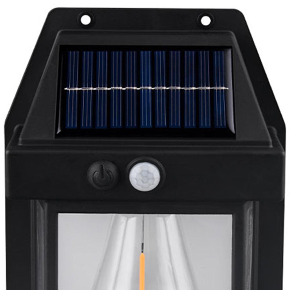 Outdoor Solar Lantern Body Sensing Solar Wall Light IP65 Waterproof Solar Lawn Light Last Up To 8H Tungsten for Garden Yard Park