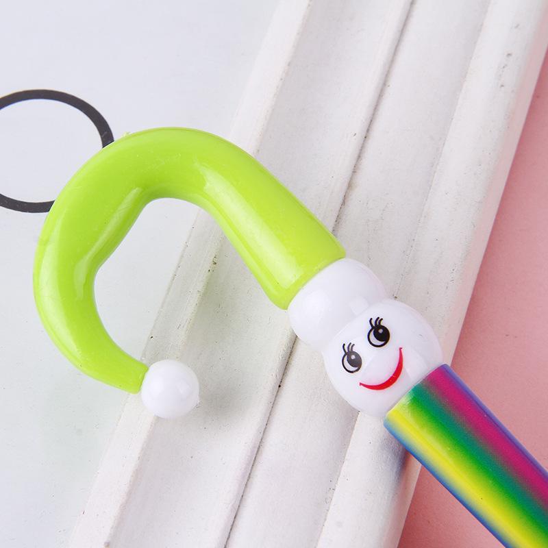 Cartoon Magic Wand Santa Claus Candy Cane Ballpoint Pen Set