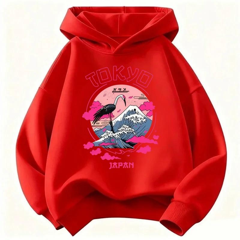Best-selling Children's Cozy Hooded Sweatshirt for Autumn and Winter. Classic Cartoon Print. Loose and Casual, Breathable Top.