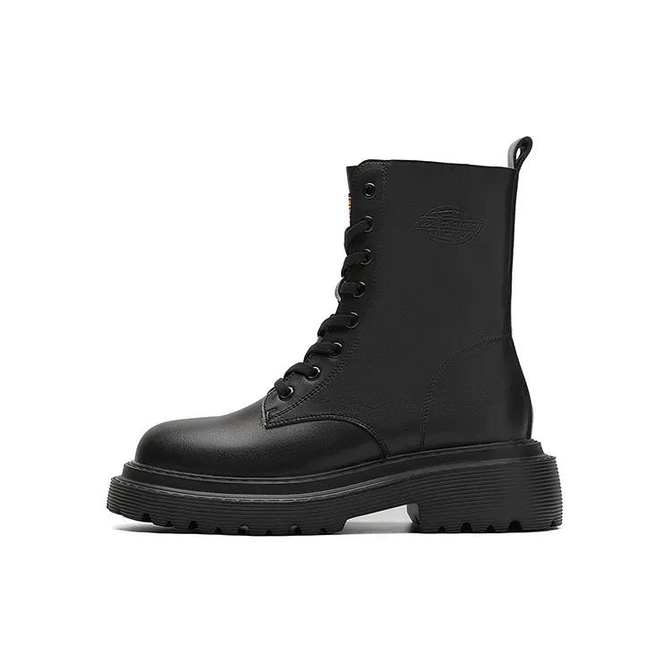 Dickies Короткие Боевые Ботинки Женские Черные (унисекс) Боевые сапоги