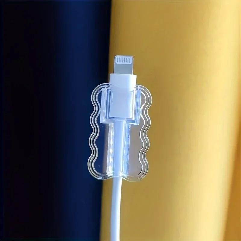 

Data Cable Protective Cover Anti Breakage Cable Saves School and Household Use, Flexible Cable Management Is Safe and Practical