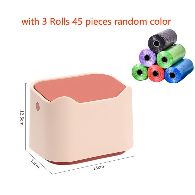 Kattenbakbak Dubbellaags kattenuitwerpselen Prullenbak Volledig afgesloten Kattentoilet Ondersteek met grote capaciteit Benodigdheden voor huisdierproducten