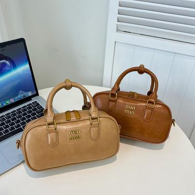 Niszowy design torebka z alfabetem damska torba nowa prosta retro torba na ramię duża pojemność casualowa listonoszka