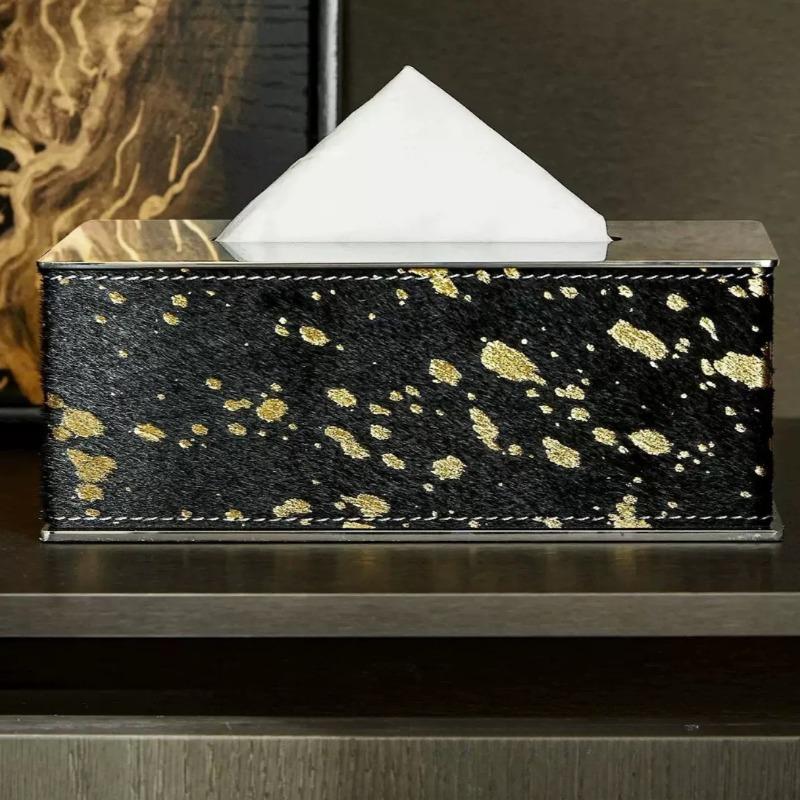 

Rectangular Tissue Storage Box Luxury Tissue Boxes Elegant Living Room Napkin Case Aesthetic Napkin Cases Table Decorations