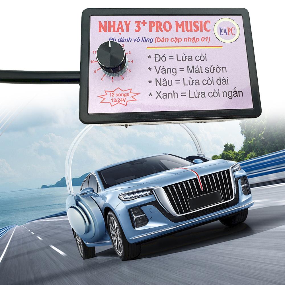 12-24V Car Horn Controller 8/12 Sound Effects Car Truck Air Horn Controller Car Motor Relay Music Box Automobile Accessories