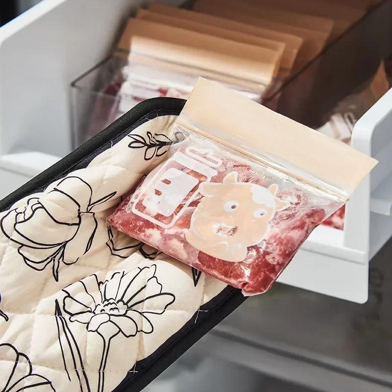 1 pz Guanti da Forno Microonde Cottura BBQ Guanto Integrato Cotone Lino Presine Resistenti al Calore Antiscivolo Utensili da Cucina