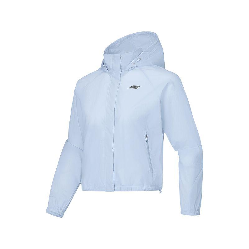 Skechers SS25 Fashion Simple Comfortable Soft Hooded Breathable UV Protection Cooling Sun Protection Clothing Women clothing P225W004-026P XL