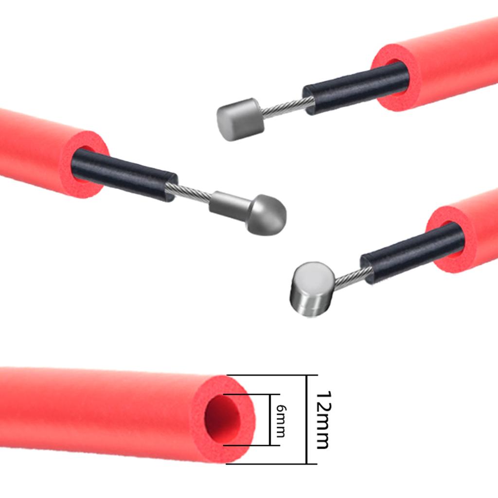 Bicycles Frame Internal Housing Damper Foam Sleeve 6mm Tube Light Weight for Bike Housing Tube Sound Absorbing