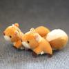 Fluffy Squirrel Plush Keychain Adorable Big Tail Stuffed Toy For Bags And Keys