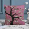 Watercolor Painting of Orchid Plants Pillow Case Silky elegant Comfort Sofa Bed  Invisible zipper Beach pillowcase