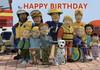 Boys Birthday Baby Shower Backdrop Cartoon Fireman Sam Design Indoor Wall Decor Kids Studio Portrait Photography Gift Supplies