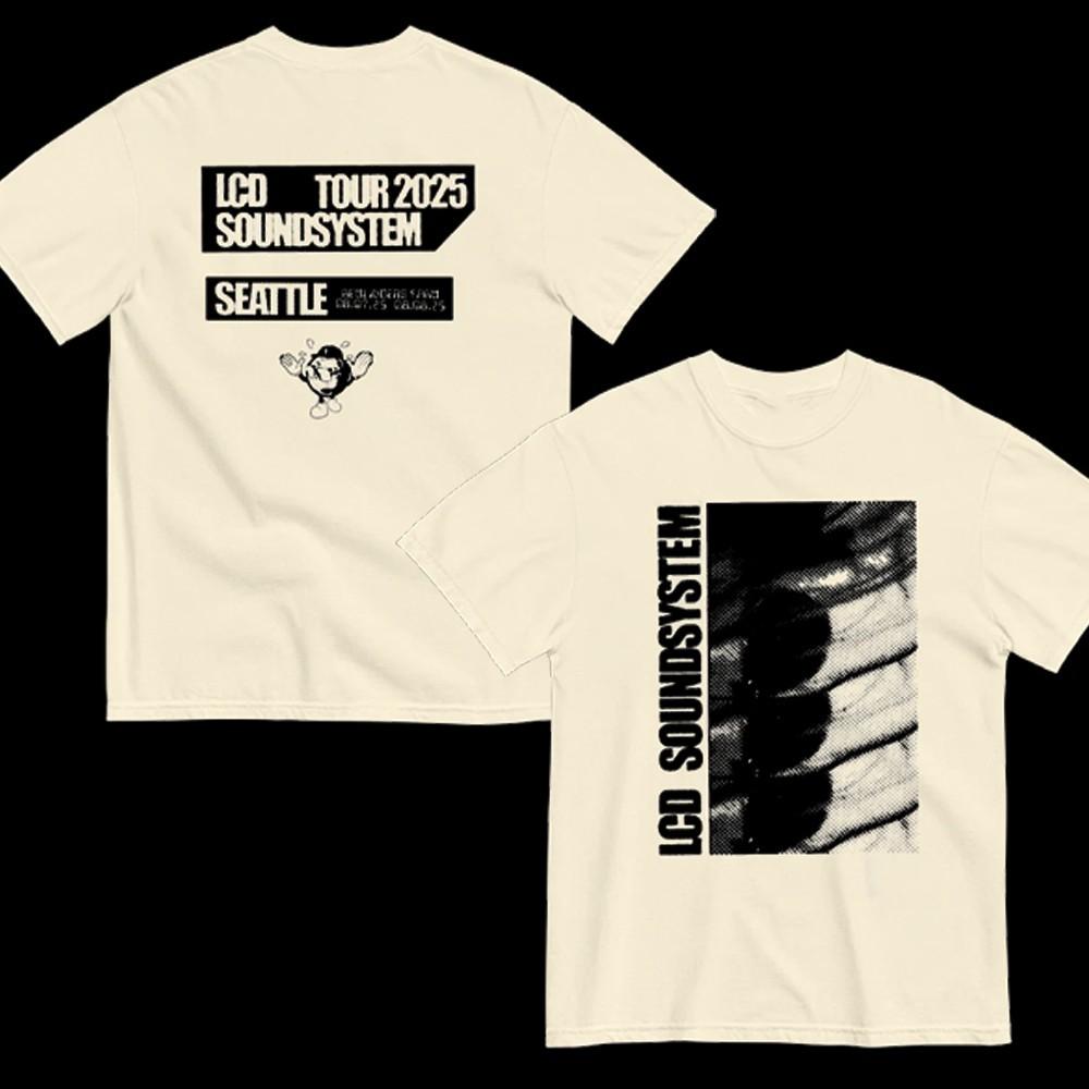 New LCD Soundsystem Tour2025 Men Black S-235XL Tee 20D1787 Unisex T-Shirt S