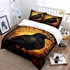 Intricate raven with sunburst. Bedding sets Duvet cover sets Duvet covers Pillowcases(1* Duvet Cover 2* Pillowcases without duvet insert)