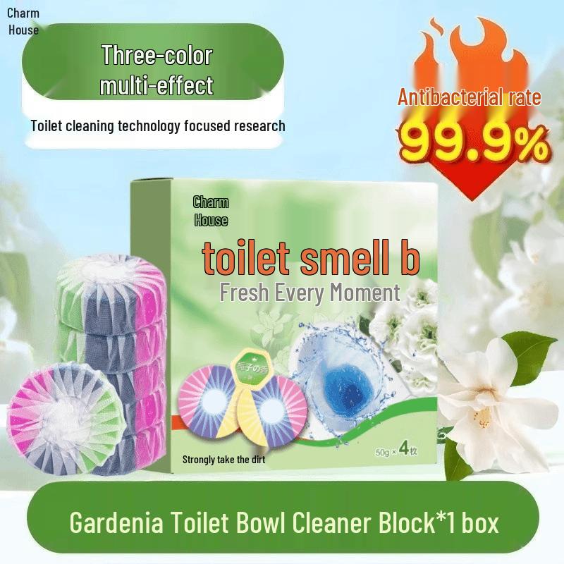 

Toilet Bowl Cleaner Blocks, Powerful Descaling & Deodorizing, Long-lasting Fragrance, 20 Pieces